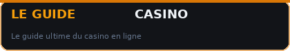 Le Guide Casino